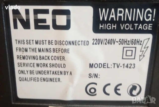 Телевизор NEO 14", снимка 4 - Телевизори - 49679615