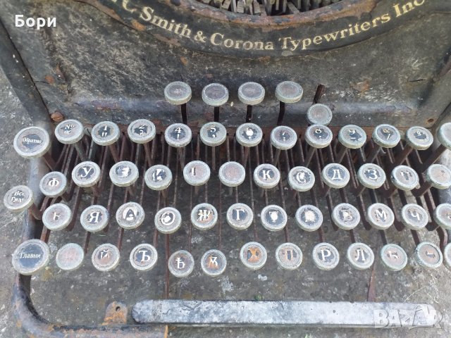8 LC Smith Corona & Typewriters Inc 11/ 1930г, снимка 8 - Антикварни и старинни предмети - 28801225