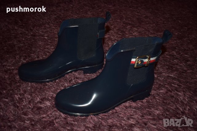Tommy Hilfiger rubber boots, снимка 10 - Дамски боти - 27696281