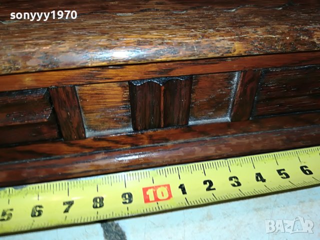 TALLENT-ENGLAND ДЪРВЕНА КУТИЯ С ЛОГО ОТ АНГЛИЯ 0705231127, снимка 6 - Антикварни и старинни предмети - 40616648