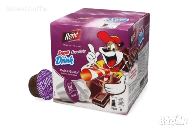 капсули какао cafe rene за кафемашина dolce gusto