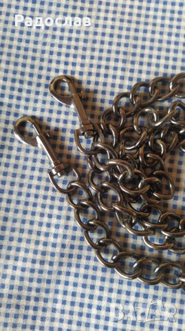 стоманен синджир с карабинери , снимка 3 - Други стоки за дома - 43854207