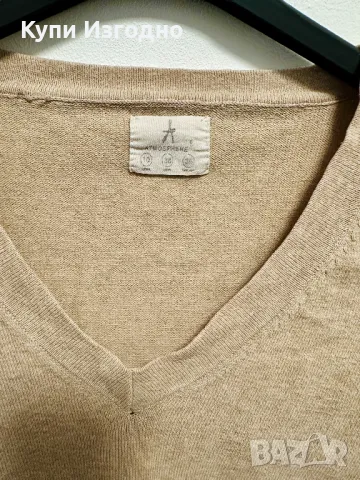 Сет от 3 оригинални маркови дрехи, къса рокля с дълъг ръкав и блузи пуловери размер 38 S-M, снимка 8 - Блузи с дълъг ръкав и пуловери - 48511556