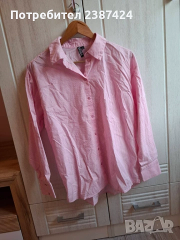 Свободно падаща риза на марката PIECES , снимка 3 - Ризи - 53253235