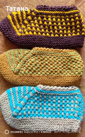 Плетени терлици , снимка 2 - Декорация за дома - 33219899