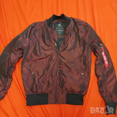 ALPHA INDUSTRIES леко бомбър яке , унисекс модел - размер S-M , снимка 10 - Якета - 47412163