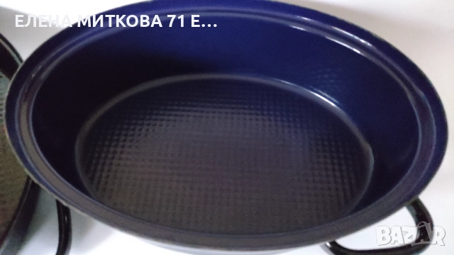 Масивен немски емайлиран бретер 2 в 1 от старото производство, снимка 5 - Съдове за готвене - 52369246