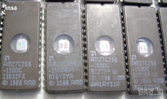 EPROM памети с прозорче интегрални схеми 27c512/27c256/2764/2732/2716, снимка 6 - Друга електроника - 43702666