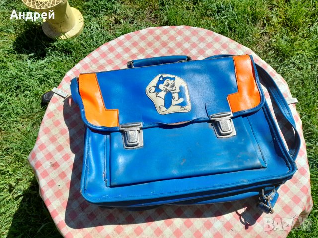 Стара ученическа чанта #13, снимка 3 - Антикварни и старинни предмети - 32861442