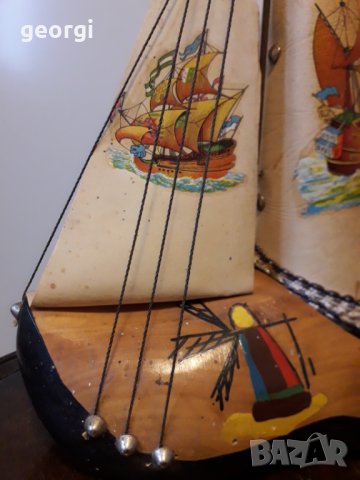 Декоративна настолна лампа от сабо, снимка 3 - Настолни лампи - 34647895