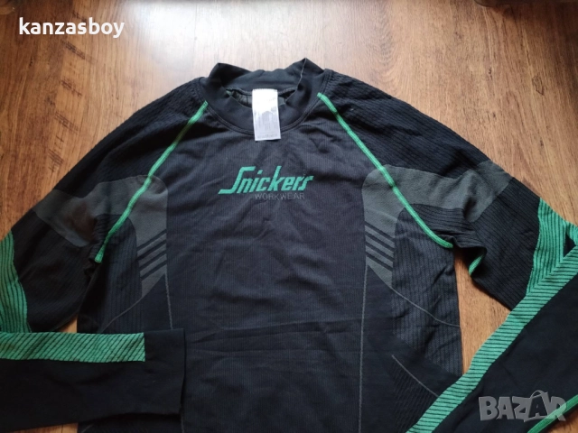 snickers flexiwork seamless - мъжка работна термо-блуза ХЛ, снимка 3 - Блузи - 52566102