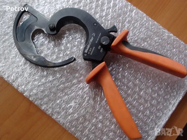 Weidmüller KT 45 R - Made in Germany - ВИСОКОКАЧЕСТВЕННА ПРОФЕСИОНАЛНА Кабелна Ножица 45 mm /400 mm², снимка 2 - Клещи - 47908568
