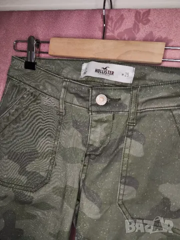 Hollister дамски брокатени камуфлажни дънки/ панталони, 25, снимка 1
