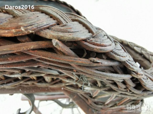 Страхотна детска количка от ратан, дърво и желязо , снимка 15 - Антикварни и старинни предмети - 32961551