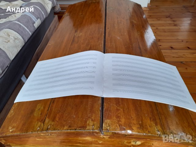 Стара Руска нотна тетрадка, снимка 2 - Други ценни предмети - 32722209