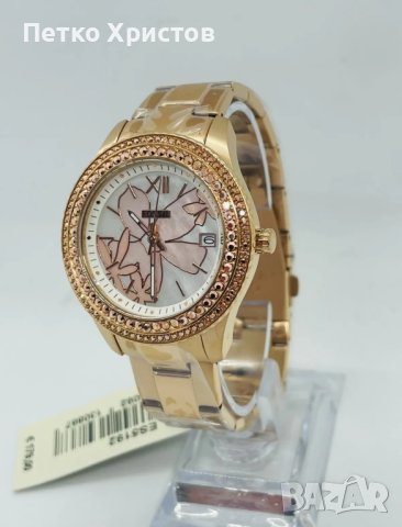 Часовник Fossil Rose Gold Stella Ladies Two-Tone Watch ES5192, снимка 2 - Дамски - 43466332