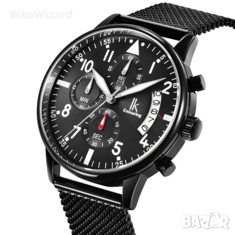 Alienwork Мъжки ръчен часовник календар дата хронограф НОВ, снимка 1