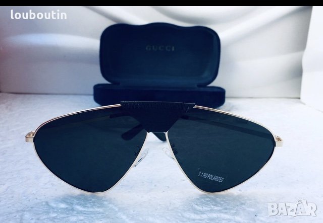 GUCCI 2019 Мъжки слънчеви очила унисекс UV 400, снимка 6 - Слънчеви и диоптрични очила - 28285151