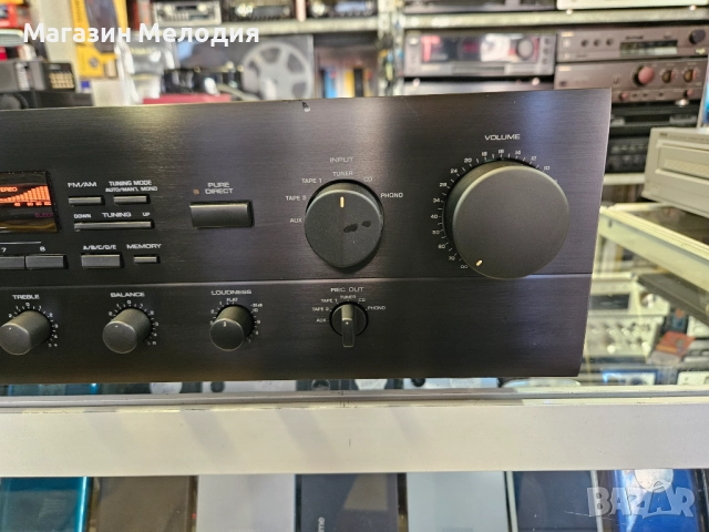 Ресийвър Yamaha RX-570 Две по 150 вата. Natural Sound stereo receiver В отлично техническо и визуалн, снимка 5 - Ресийвъри, усилватели, смесителни пултове - 51181472