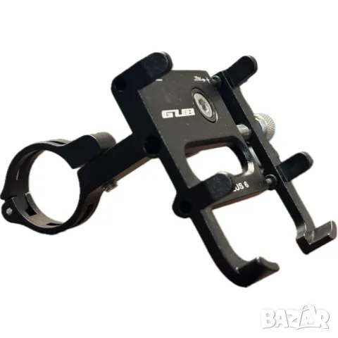 ЧЕРНА Въртяща Се Голяма Здрава Алуминиева Стойка За Телефон С Три Плъзгача + Безплатна Доставка