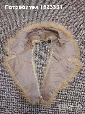 Дамска яка, естествен косъм , снимка 3 - Якета - 44104688