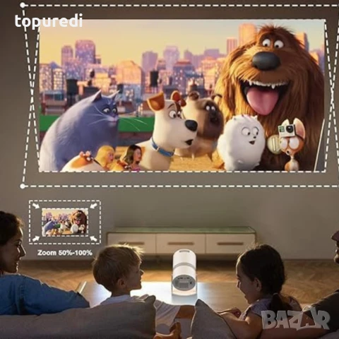 Интелигентен видео проектор, Wi-Fi, Bluetooth, снимка 7 - Видеокарти - 51030017