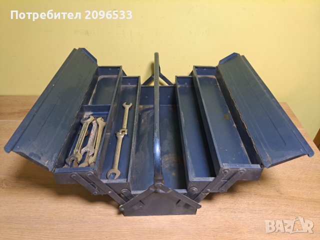 Метална кутия за инструменти - Немска, снимка 3 - Други инструменти - 43300424