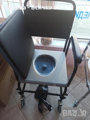 Тоалетен стол /3 в 1 - баня, тоалет и инвалидна количка/, снимка 2 - Тоалетни столове - 35496753