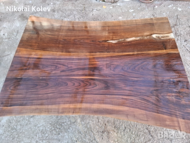 Холна маса от масив орех, снимка 7 - Маси - 52937404