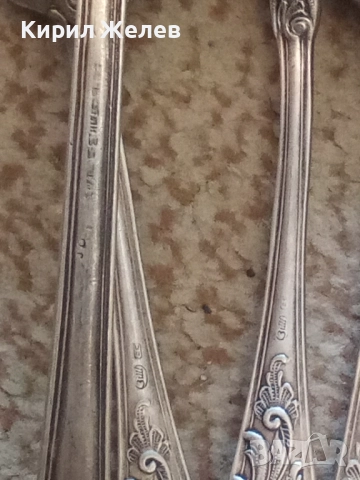 Посребрени прибори  лъжици и черпак  26318, снимка 14 - Прибори за хранене, готвене и сервиране - 52127499