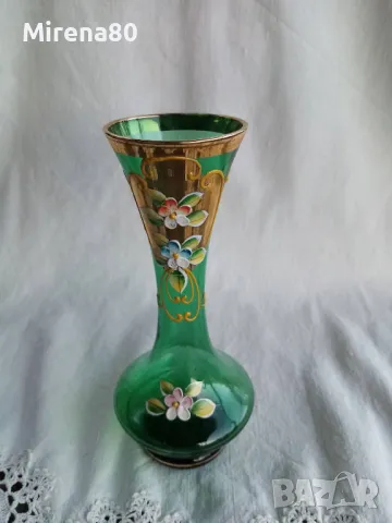 * Bohemia * - винтидж вазичка, снимка 2 - Вази - 49471482