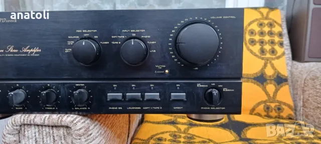 Pioneer A-717 Mark II, снимка 3 - Ресийвъри, усилватели, смесителни пултове - 48024288