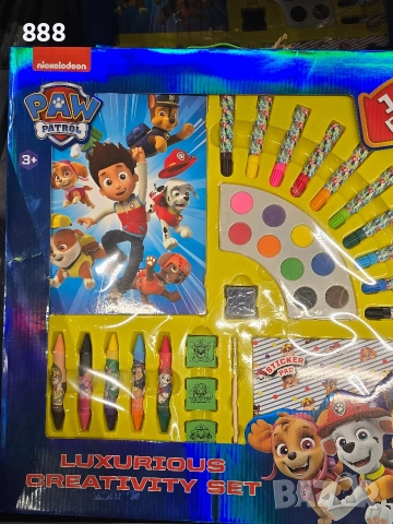 детски комплект за рисуване Paw patrol , снимка 2 - Рисуване и оцветяване - 52793980