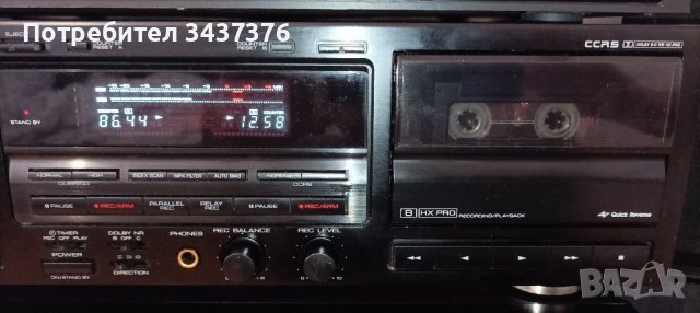 Двукасетен дек Kenwood KX-W8040, снимка 2 - Декове - 39125280