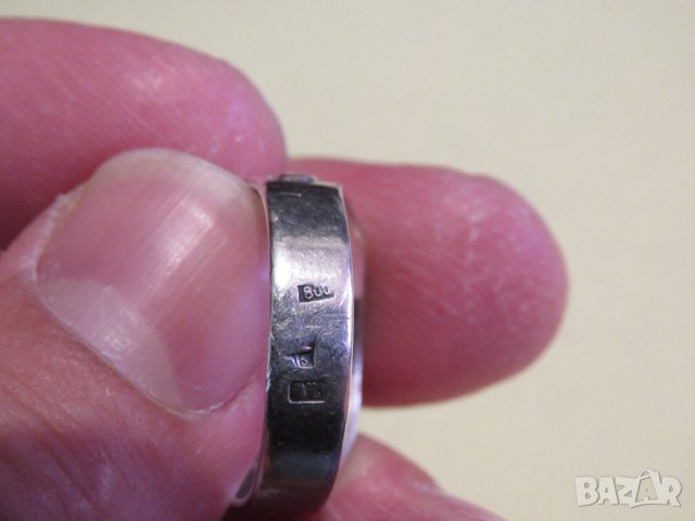 Стар мъжки сребърен царски пръстен със орел  символ на държавността - красота за ценители, снимка 4 - Пръстени - 36817009