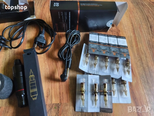Комплект за татуировки Blackbudda Tattoo Gun kit - професионален комплект 100% работещо..., снимка 7 - Друго оборудване - 51595300