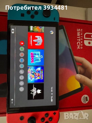 Nintendo Switch OLED , снимка 2 - Nintendo конзоли - 53560836