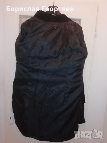 Черно зимно яке тип шуба , снимка 3 - Якета - 38971539