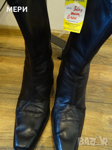 100% естесвена кожа боти GEOX, снимка 1