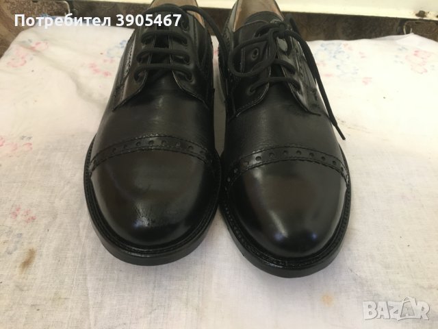 НОВИ кожени обувки №44, снимка 2 - Официални обувки - 43195578