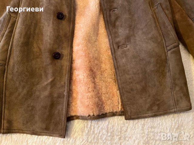 Мъжки кожен кожух / мъжко палто естествена кожа, снимка 8 - Палта - 35240650