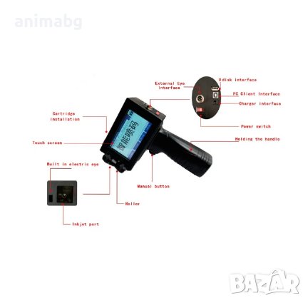 ANIMABG Ръчен термичен принтер, Wireless, Y7, 12.7mm, снимка 3 - Друга електроника - 43823973