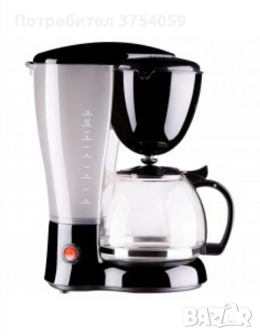 Кафеварка Rosberg R51170C,800W,10-12 чаши,Oгнеупорно стъкло