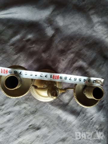 два барокови свещници-комплект, снимка 4 - Антикварни и старинни предмети - 34967641