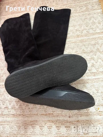 Дамски ботуши GABINA номер 39 естествен велур, снимка 2 - Дамски ботуши - 50075851