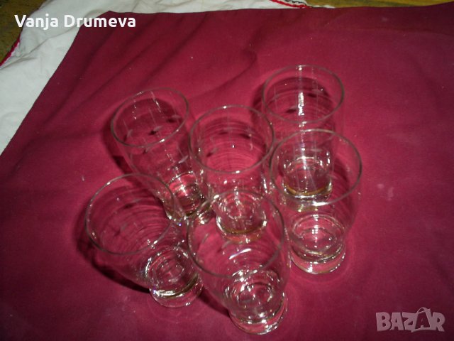 сервиз за уиски от соца от гравирано стъкло - неизползван, снимка 2 - Сервизи - 35400313