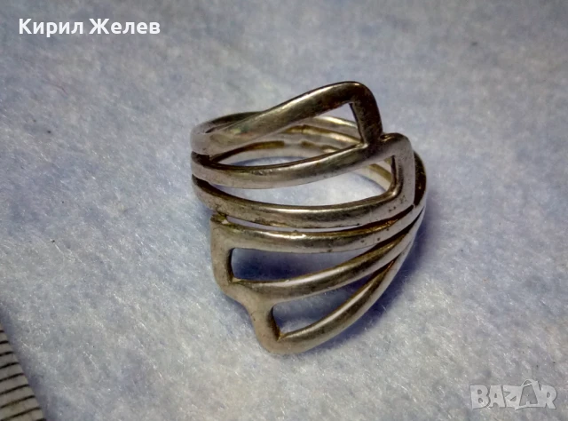 СТИЛЕН АРТ МОДЕЛ СРЕБЪРЕН ПРЪСТЕН СРЕБРО 925 ДИЗАЙНЕРСКА АЖУРНА ИЗРАБОТКА 49418