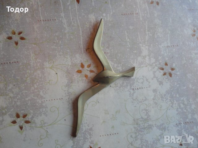 Бронзова птица фигура пластика 2 , снимка 3 - Антикварни и старинни предмети - 43550898