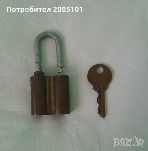 Ретро катинарче с ключ, снимка 3 - Антикварни и старинни предмети - 43865550