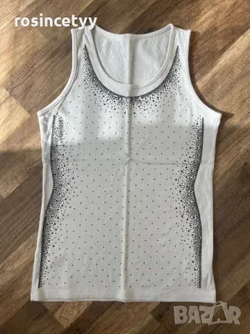 Бял потник с камъни 